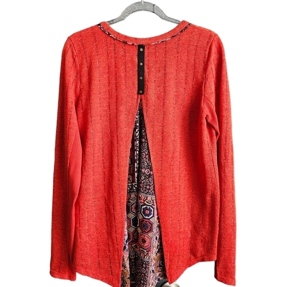 Miss Me Pieced Embellished Cardigan Sz Medium - Picture 4 of 11